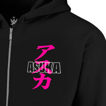 ASUKAモデル 海外取寄 WWE フーディー JUNCTION GRAPHIC FLEECE FULL-ZIP HOODIE BLACK