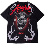 アスカ 海外取寄 WWE AUTHENTIC Tシャツ COMPLEX ONI T-SHIRT BLACK