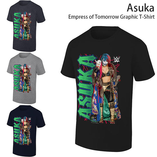 4色展開 ASUKAモデル 海外取寄 WWE Tシャツ EMPRESS OF TOMMOROW GRAPHIC