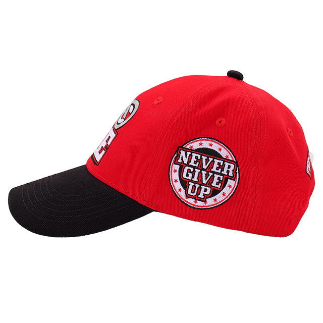 ジョン シナモデル 海外取寄 WWE AUTHENTIC FAREWELL TOUR 2025 DAYTON ADJUSTABLE CAP RED