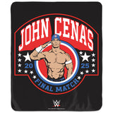 ジョン シナモデル 海外取寄 ブランケット WWE AUTHENTIC FAREWELL TOUR 2025 WASHINGTON D.C. FINAL MATCH PLUSH THROW BLANKET