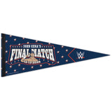 ジョン シナモデル 海外取寄 プレミアムペナント WWE AUTHENTIC FAREWELL TOUR 2025 WASHINGTON D.C. FINAL MATCH PREMIUM PENNANT NAVY