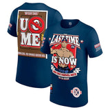 ジョン シナモデル 海外取寄 WWE AUTHENTIC Tシャツ FAREWELL TOUR 2025 WASHINGTON D.C. T-SHIRT NAVY