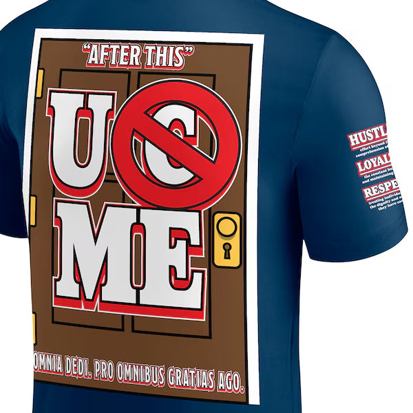 子供用 ジョン シナモデル 海外取寄 WWE AUTHENTIC Tシャツ YOUTH FAREWELL TOUR 2025 WASHINGTON D.C. T-SHIRT NAVY