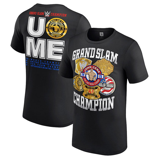 ジョン シナモデル 海外取寄 WWE AUTHENTIC Tシャツ GRAND SLAM