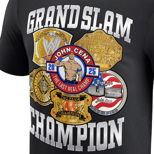 子供用 ジョン シナモデル 海外取寄 WWE AUTHENTIC Tシャツ YOUTH GRAND SLAM CHAMPION T-SHIRT