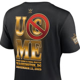 女性用 ジョン シナ引退記念モデル 海外取寄 WWE AUTHENTIC Tシャツ WOMEN'S THANK YOU CENA GOLD T-SHIRT BLACK