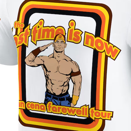 子供用 ジョン シナモデル 海外取寄 WWE AUTHENTIC Tシャツ YOUTH FAREWELL TOUR 2025 SAN DIEGO T-SHIRT WHITE