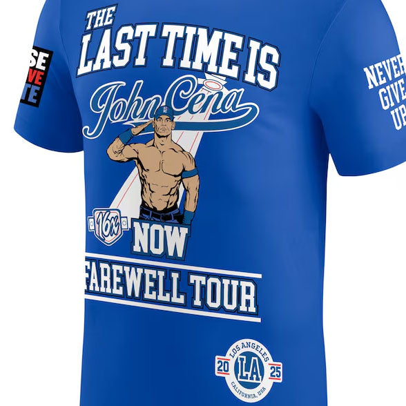 ジョン シナモデル 海外取寄 WWE AUTHENTIC Tシャツ FAREWELL TOUR 2025 LOS ANGELES T-SHIRT