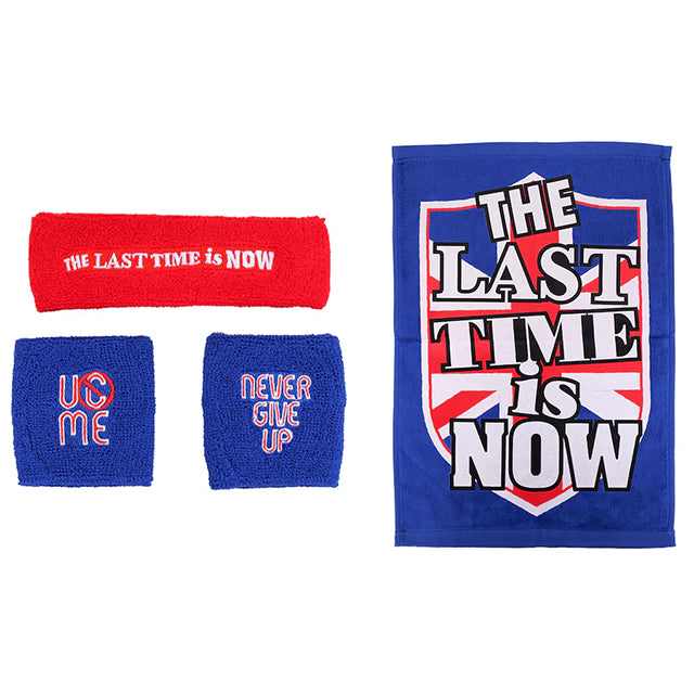 ジョン シナモデル 海外取寄 WWE AUTHENTIC FAREWELL TOUR 2025 LONDON SWEATBAND&TOWEL BLUE RED