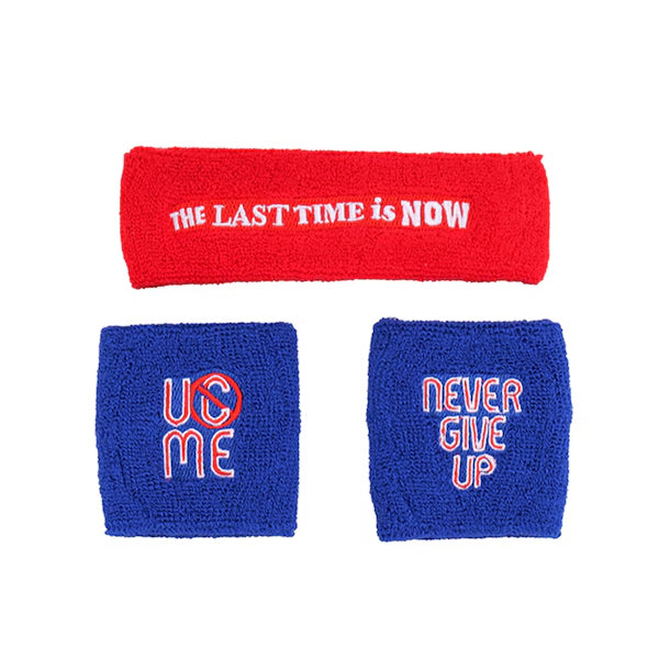 ジョン シナモデル 海外取寄 WWE AUTHENTIC FAREWELL TOUR 2025 LONDON SWEATBAND&TOWEL BLUE RED