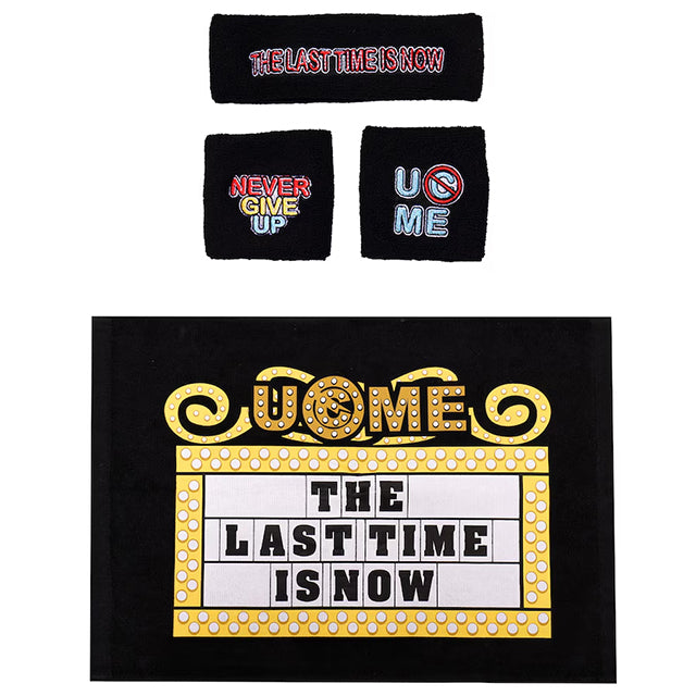 ジョン シナモデル 海外取寄 WWE AUTHENTIC FAREWELL TOUR 2025 LAS VEGAS SWEATBAND&TOWEL BLACK