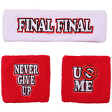 ジョン シナモデル 海外取寄 WWE AUTHENTIC FAREWELL TOUR 2025 WASHINGTON D.C. SWEATBAND TOWEL NAVY RED