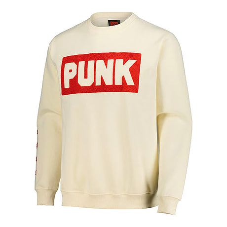 CMパンクモデル 海外取寄 WWE AUTHENTIC スウェット FIST SKYLINE SWEATSHIRT CREAM