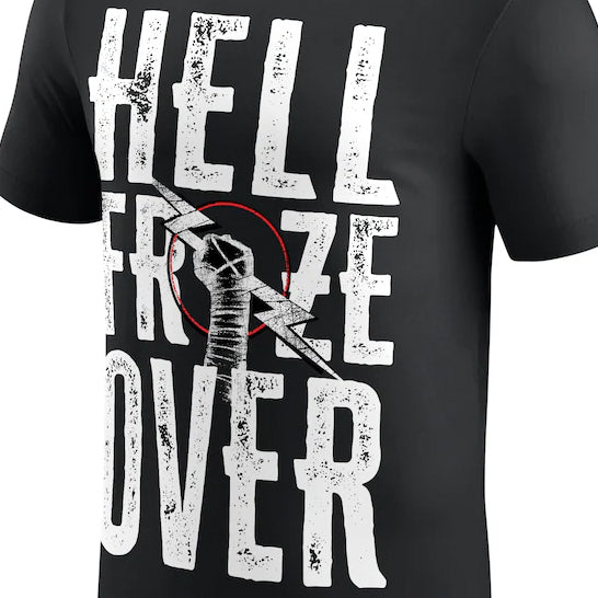 海外取寄 CMパンクモデル WWE AUTHENTIC Tシャツ HELL FROZE