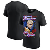 コーディローデスモデル 海外取寄 WWE AUTHENTIC Tシャツ SUMMERSLAM 2025 WINNER T-SHIRT BLACK