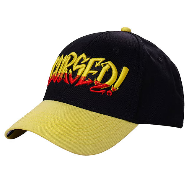 ダンハウゼンモデル 海外取寄 WWE AUTHENTIC キャップ CURSED ADJUSTABLE CAP BLACK YELLOW