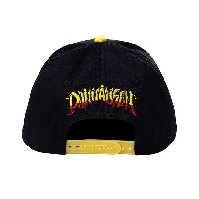 ダンハウゼンモデル 海外取寄 WWE AUTHENTIC キャップ CURSED ADJUSTABLE CAP BLACK YELLOW