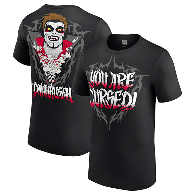 ダンハウゼンモデル 海外取寄 WWE AUTHENTIC Tシャツ YOU ARE CURSED! T-SHIRT BLACK