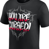 ダンハウゼンモデル 海外取寄 WWE AUTHENTIC Tシャツ YOU ARE CURSED! T-SHIRT BLACK
