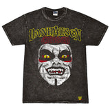 ダンハウゼンモデル 海外取寄 WWE AUTHENTIC Tシャツ CURSED! MINERAL WASH T-SHIRT BLACK