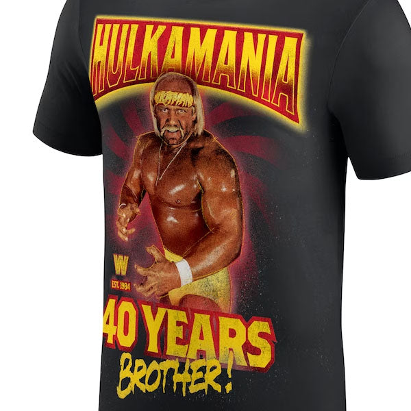 ハルク ホーガンモデル 海外取寄 WWE AUTHENTIC Tシャツ 40YEARS BROTHER T-SHIRT /  国内外からニューエラをはじめナイキ、クーパーズタウンボールキャップ等を中心に取り扱うベースボールキャップの専門店 /  Amazingstore(アメイジングストア)