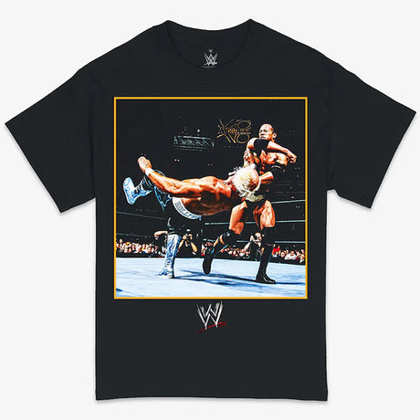 ザ ロック vs ハルク ホーガンモデル 海外取寄 RIPPLE JUNCTION Tシャツ WRESTLE MANIA X8 MOMENT GRAPHIC T-SHIRT