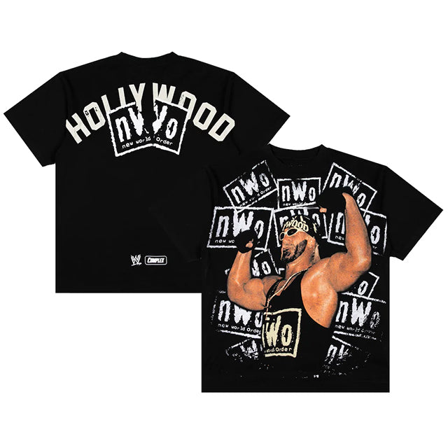 ザ ロック vs ハルク ホーガンモデル 海外取寄 WWE AUTHENTIC Tシャツ