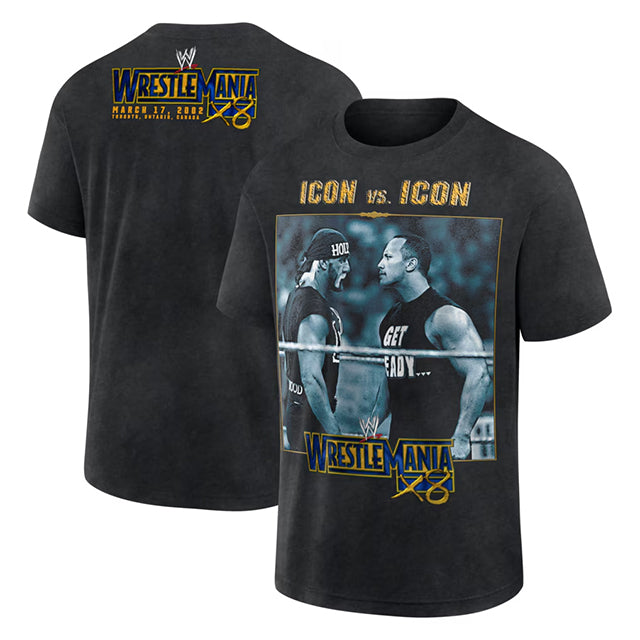 ザ ロック vs ハルク ホーガンモデル 海外取寄 WWE AUTHENTIC Tシャツ