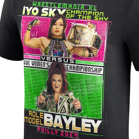 イヨ スカイ vs ベイリーモデル 海外取寄 WWE AUTHENTIC Tシャツ 