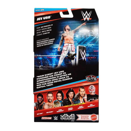 ジェイ ウーソモデル WWE アクションフィギュア MATTEL ELITE COLLECTION SERIES 124 ACTION FIGURE