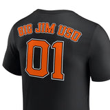 ジミー ウーソモデル 海外取寄 WWE AUTHENTIC Tシャツ BIG JIM T-SHIRT BLACK