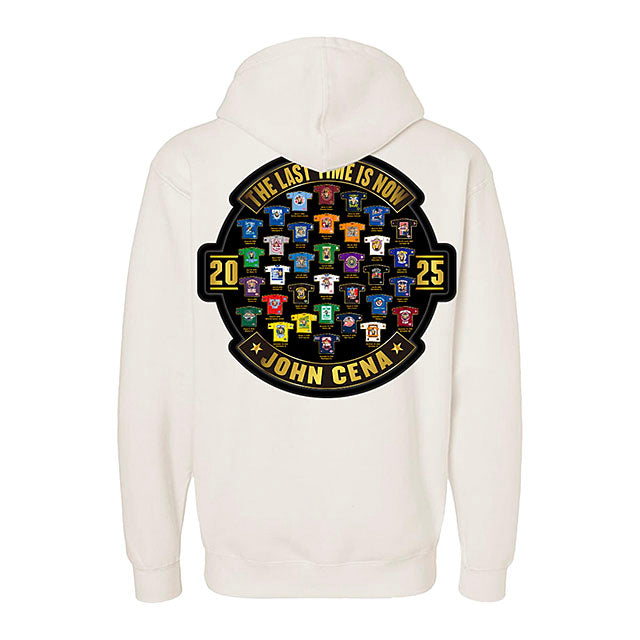 ジョン シナモデル 海外取寄 WWE AUTHENTIC フーディー FAREWELL CITIES PULLOVER HOODIE CREAM