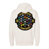 ジョン シナモデル 海外取寄 WWE AUTHENTIC フーディー FAREWELL CITIES PULLOVER HOODIE CREAM