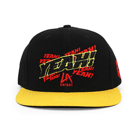 LAナイトモデル キャップ WWE AUTHENTIC YEAH! SNAPBACK CAP BLACK
