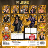 海外取寄 2026 壁掛けカレンダー WWE LEGENDS 16-MONTH 2026 WALL CALENDER