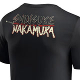 海外取寄 中邑真輔モデル WWE AUTHENTIC Tシャツ WAYWARD SAMURAI T-SHIRT BLACK