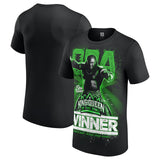 オバ フェミモデル 海外取寄 WWE AUTHENTIC Tシャツ NIGHT OF CHAMPIONS 2026 KING OF WINNER T-SHIRT BLACK