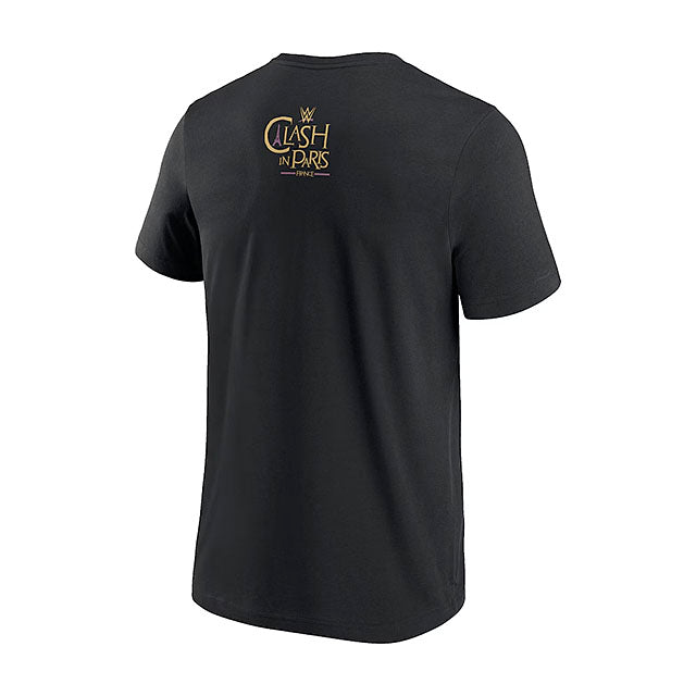 リア リプリーモデル 海外取寄 WWE AUTHENTIC Tシャツ CLASH IN PARIS 2025 T-SHIRT BLACK