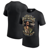 セス "フリーキン" ロリンズモデル 海外取寄 WWE AUTHENTIC Tシャツ WORLD HEAVYWEIGHT CHAMPION WINNER T-SHIRT BLACK