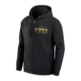ローマン レインズモデル 海外取寄 WWE AUTHENTIC フーディー 11 STAR FULL-ZIP HOODIE HOODIE BLACK