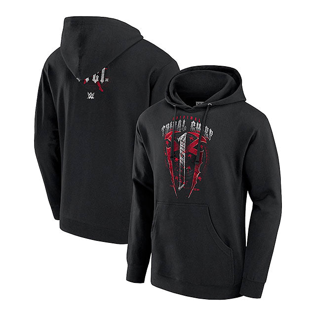 ローマン レインズモデル 海外取寄 WWE AUTHENTIC フーディー OTC1 TRIBAL CHIEF HOODIE BLACK