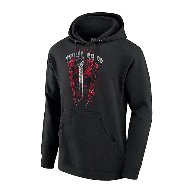 ローマン レインズモデル 海外取寄 WWE AUTHENTIC フーディー OTC1 TRIBAL CHIEF HOODIE BLACK