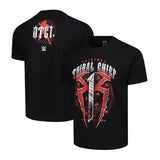 ローマン レインズモデル 海外取寄 WWE AUTHENTIC Tシャツ OTC1 TRIBAL CHIEF OVERSIZED BOXY T-SHIRT BLACK
