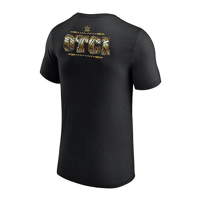 Mサイズ WWE Tシャツ　ローマンレインズ　ゴールドOTC1 Men's Black Roman Reigns Gold OTC1 T-Shirt