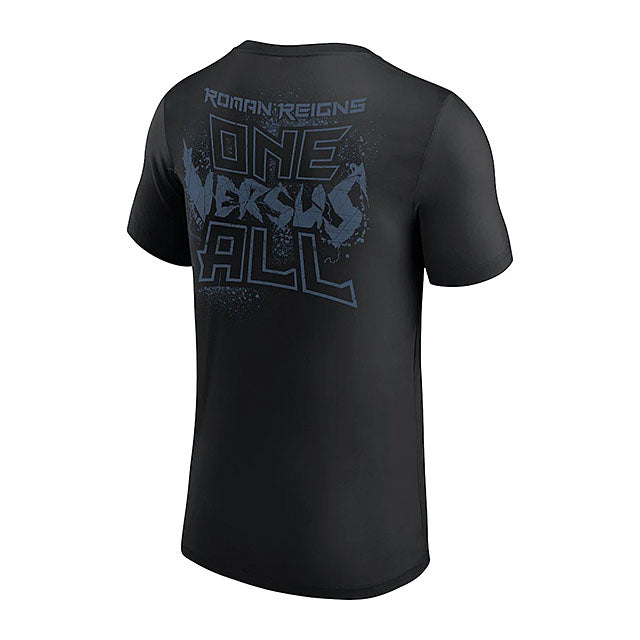 ローマン レインズモデル 海外取寄 WWE AUTHENTIC Tシャツ ONE VERSUS ALL RETRO T-SHIRT BLACK