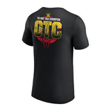 ローマン レインズモデル 海外取寄 WWE AUTHENTIC Tシャツ AURA CARTOON T-SHIRT BLACK