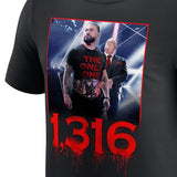 海外取寄 ポール ヘイマン ローマン レインズモデル WWE AUTHENTIC Tシャツ 1316 T-SHIRT BLACK