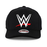 WWEロゴモデル ミッチェル＆ネス キャップ LOGO CLASSIC STRETCH SNAPBACK CAP BLACK