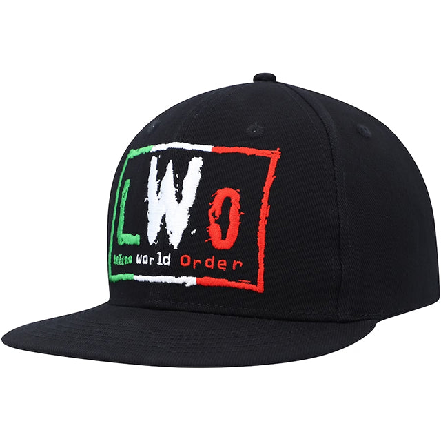 海外取寄 WWE AUTHENTIC キャップ LWO SNAPBACK CAP BLACK